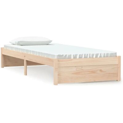 vidaXL Massivholzbett - 75x190 cm - Klein Einzeln vidaXL Massivholzbett - 75x190 cm - Klein Einzeln