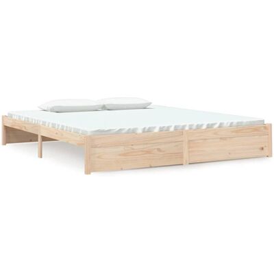 vidaXL Massivholz Bettgestell - Modern, Stabil, 180x200 cm vidaXL Massivholz Bettgestell - Modern, Stabil, 180x200 cm