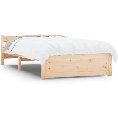 vidaXL Sänkykehys - Moderni, Massiivipuun mänty, 120x190 cm vidaXL Sänkykehys - Moderni, Massiivipuun mänty, 120x190 cm
