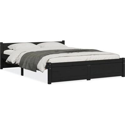 vidaXL 815028 Sengestel - Moderne Træramme til 140x190 cm Madras vidaXL 815028 Sengestel - Moderne Træramme til 140x190 cm Madras