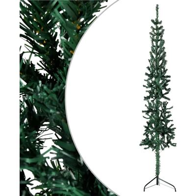 vidaXL Grüne 120cm Schlanker Kunstlicher Weihnachtsbaum mit Stand - Weihnachtsbaum vidaXL Grüne 120cm Schlanker Kunstlicher Weihnachtsbaum mit Stand - Weihnachtsbaum