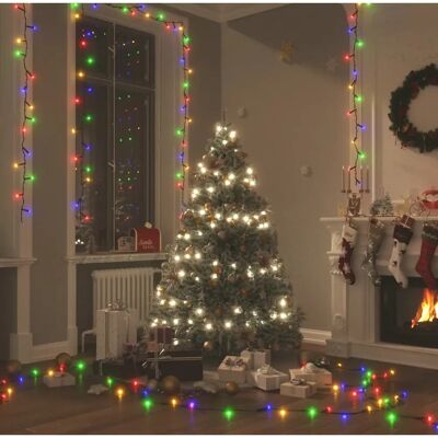 vidaXL LED-Lichterkette mit 600 LEDs Multicolor 60 m PVC vidaXL LED-Lichterkette mit 600 LEDs Multicolor 60 m PVC