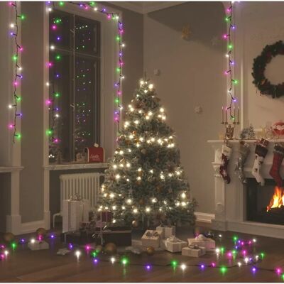vidaXL LED-Lichterkette mit 600 LEDs pastell multicolor - LED Lichterkette vidaXL LED-Lichterkette mit 600 LEDs pastell multicolor - LED Lichterkette