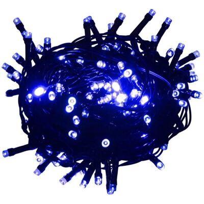 vidaXL Lichterkette Mit 400 Leds 8 Lichteffekte Blau - Lichterkette vidaXL Lichterkette Mit 400 Leds 8 Lichteffekte Blau - Lichterkette