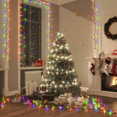 vidaXL Mehrfarbige LED Lichterkette 13m - Lichterkette vidaXL Mehrfarbige LED Lichterkette 13m - Lichterkette