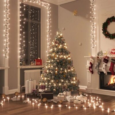 vidaXL LED světelný řetěz - 2000 LED, 45m, Teplá Bílá vidaXL LED světelný řetěz - 2000 LED, 45m, Teplá Bílá