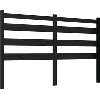 vidaXL Schwarzes 166x4x100 cm Holz-Kopfteil - Kopfteil für Bett vidaXL Schwarzes 166x4x100 cm Holz-Kopfteil - Kopfteil für Bett
