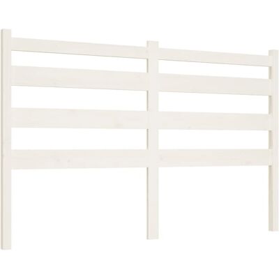 vidaXL Kopfteil Weiß 206x4x100 cm Massives Kiefernholz - Kopfteil vidaXL Kopfteil Weiß 206x4x100 cm Massives Kiefernholz - Kopfteil