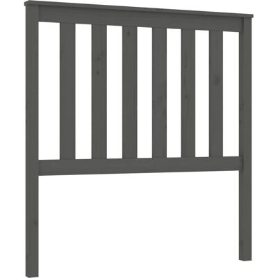 vidaXL Harmaa puinen sängynpääty 96x6x101 cm - Sängynpääty makuuhuoneeseen vidaXL Harmaa puinen sängynpääty 96x6x101 cm - Sängynpääty makuuhuoneeseen