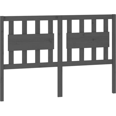 vidaXL 818562 Grijze Houten Kopbord - Kopbord vidaXL 818562 Grijze Houten Kopbord - Kopbord