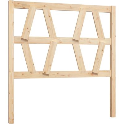 vidaXL Kopfteil 126x4x100 cm aus massivem Kiefernholz Braun - Kopfteil vidaXL Kopfteil 126x4x100 cm aus massivem Kiefernholz Braun - Kopfteil