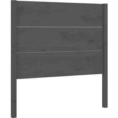 vidaXL Sänggavel harmaa 96x4x100 cm massiivipineä - Sänggavel vidaXL Sänggavel harmaa 96x4x100 cm massiivipineä - Sänggavel