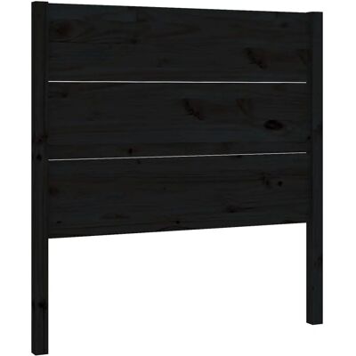 vidaXL Schwarzes 96x4x100 cm Holz Kopfteil Bettgestell Dekor vidaXL Schwarzes 96x4x100 cm Holz Kopfteil Bettgestell Dekor