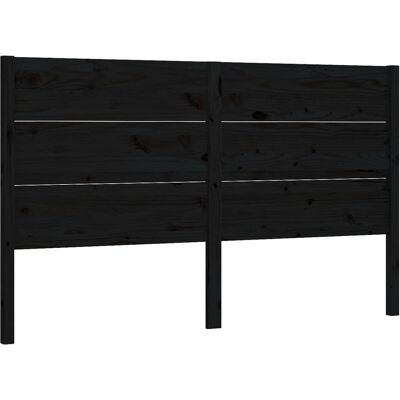vidaXL Musta 206x4x100 cm Sänggavel - Makuuhuoneen sisustus vidaXL Musta 206x4x100 cm Sänggavel - Makuuhuoneen sisustus