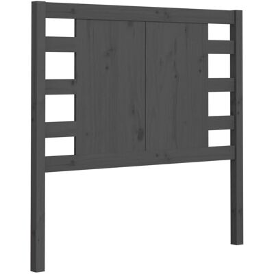 vidaXL pääty sänkyyn harmaa 81x4x100 cm Massiivinen mäntypuu - Pääty vidaXL pääty sänkyyn harmaa 81x4x100 cm Massiivinen mäntypuu - Pääty