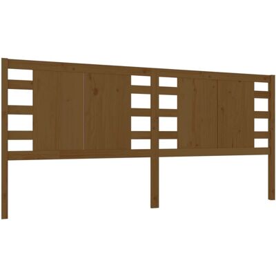 vidaXL Kopfteil Honigbraun 126x4x100 cm Massives Kiefernholz - Kopfteil vidaXL Kopfteil Honigbraun 126x4x100 cm Massives Kiefernholz - Kopfteil