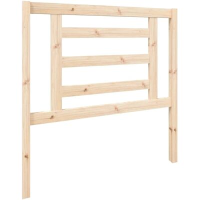 vidaXL Kopfteil 96x4x100 cm Massives Kiefernholz Braun - Kopfteil vidaXL Kopfteil 96x4x100 cm Massives Kiefernholz Braun - Kopfteil
