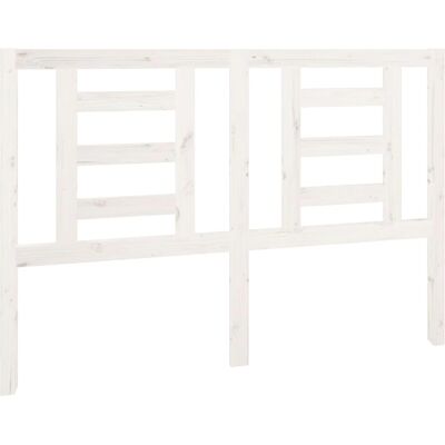 vidaXL 818821 hoofdbord Wit - Hoofdbord, Massief dennenhout, 146x4x100cm vidaXL 818821 hoofdbord Wit - Hoofdbord, Massief dennenhout, 146x4x100cm