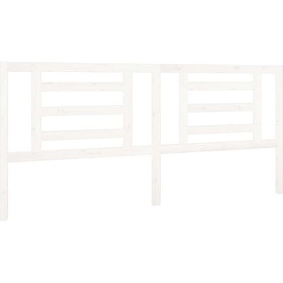vidaXL Weiß Kopfteil 206x4x100 cm - Bettkopfteil vidaXL Weiß Kopfteil 206x4x100 cm - Bettkopfteil