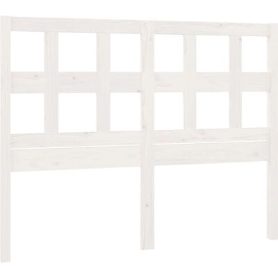 vidaXL Weißes Kopfteil 165,5x4x100 cm Massives Kiefernholz - Kopfteil vidaXL Weißes Kopfteil 165,5x4x100 cm Massives Kiefernholz - Kopfteil
