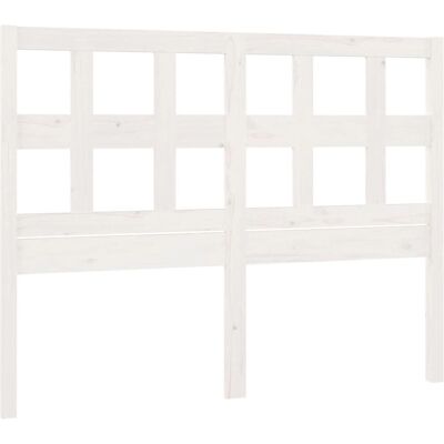 vidaXL Kopfteil Weiß 205.5x4x100 cm Massives Kiefernholz - Kopfteil vidaXL Kopfteil Weiß 205.5x4x100 cm Massives Kiefernholz - Kopfteil