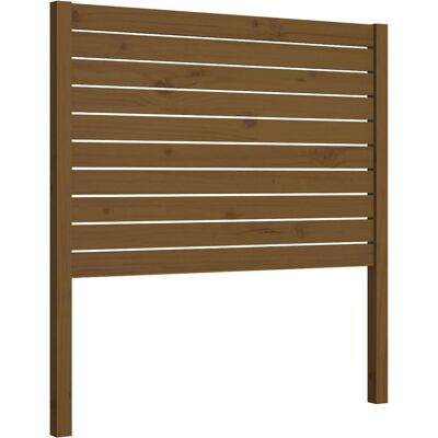 vidaXL Pääty sänkyhyllyllä Hunaja Ruskea 106x4x100 cm Massiivipuu Mänty - Pääty vidaXL Pääty sänkyhyllyllä Hunaja Ruskea 106x4x100 cm Massiivipuu Mänty - Pääty