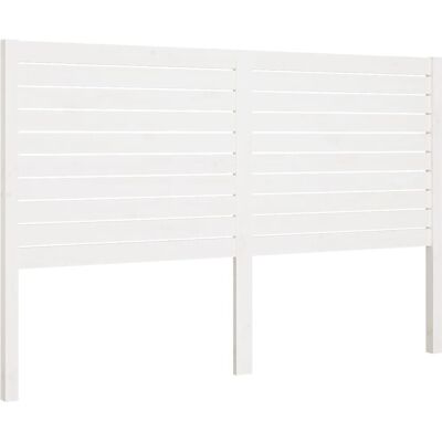 vidaXL Hoofdbord Wit 141x4x100 cm - Hoofdbord vidaXL Hoofdbord Wit 141x4x100 cm - Hoofdbord
