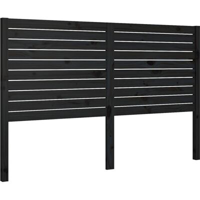 vidaXL Musta sängynpääty 186x4x100 cm - Sängynpääty vidaXL Musta sängynpääty 186x4x100 cm - Sängynpääty