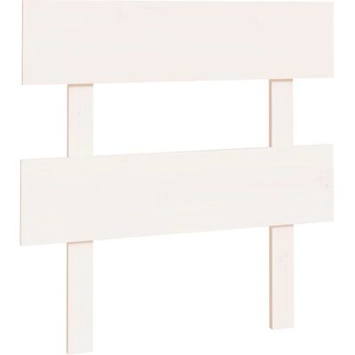 vidaXL Kopfteil Weiß 93,5x3x81 cm Massiv Kiefernholz - Kopfteil vidaXL Kopfteil Weiß 93,5x3x81 cm Massiv Kiefernholz - Kopfteil