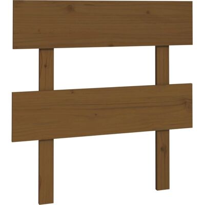 vidaXL Kopfteil Honigbraun 103,5x3x81 cm Massives Kiefernholz - Kopfteil für Bett vidaXL Kopfteil Honigbraun 103,5x3x81 cm Massives Kiefernholz - Kopfteil für Bett