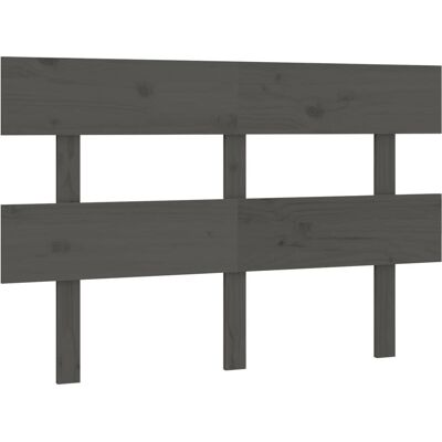 vidaXL Headboard Harmaa 138x3x81 cm Massiivinen mäntypuu - Headboard vidaXL Headboard Harmaa 138x3x81 cm Massiivinen mäntypuu - Headboard