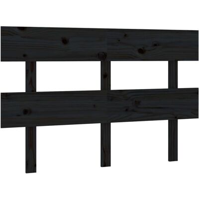 vidaXL Schwarzes Massivholz-Kiefernbettkopfteil - Bettart vidaXL Schwarzes Massivholz-Kiefernbettkopfteil - Bettart