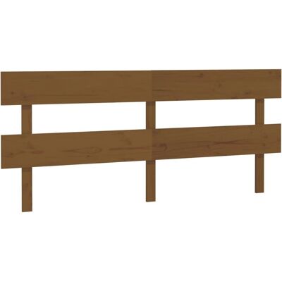 vidaXL Kopfteil Honigbraun 204x3x81 cm Massives Kiefernholz - Kopfteil vidaXL Kopfteil Honigbraun 204x3x81 cm Massives Kiefernholz - Kopfteil