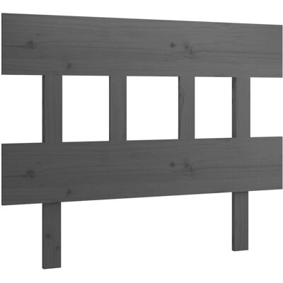 vidaXL Kopfteil Grau Massiv Kiefernholz 103.5x3x81 cm - Kopfteil/Fußteil vidaXL Kopfteil Grau Massiv Kiefernholz 103.5x3x81 cm - Kopfteil/Fußteil