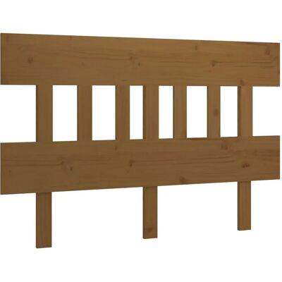 vidaXL Kopfteil Honigbraun 138.5x3x81 cm Massivholz Kiefer - Kopfteil vidaXL Kopfteil Honigbraun 138.5x3x81 cm Massivholz Kiefer - Kopfteil