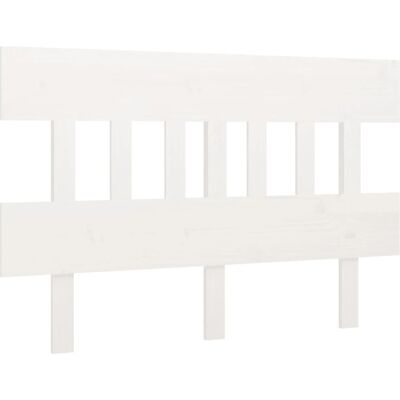 vidaXL Kopfteil Weiß 163.5x3x81 cm Massives Kiefernholz - Kopfteil vidaXL Kopfteil Weiß 163.5x3x81 cm Massives Kiefernholz - Kopfteil