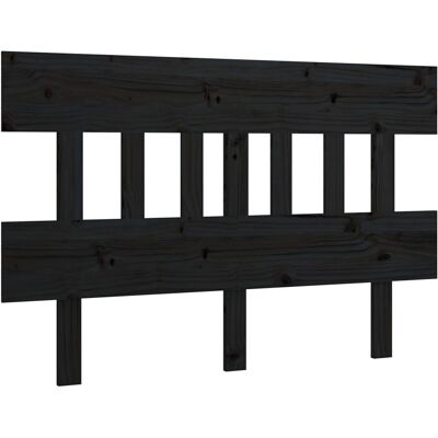 vidaXL Kopfteil Schwarz 163.5x3x81 cm Massiv Pinie - Kopfteil vidaXL Kopfteil Schwarz 163.5x3x81 cm Massiv Pinie - Kopfteil