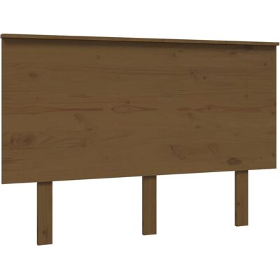 vidaXL Sängynpääty hunajainen ruskea 124x6x82.5 cm Massiivinen mänty - Sängynpääty vidaXL Sängynpääty hunajainen ruskea 124x6x82.5 cm Massiivinen mänty - Sängynpääty