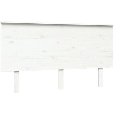 vidaXL Sänggavel Valkoinen 144x6x82.5 cm Massiivinen mäntypuu - Sänggavel vidaXL Sänggavel Valkoinen 144x6x82.5 cm Massiivinen mäntypuu - Sänggavel