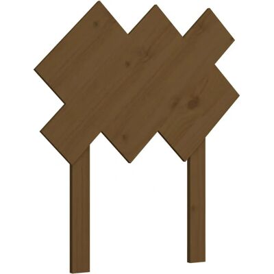 vidaXL Sänggavel honungsbrun 72,5x3x81 cm Massivt trä - Sänggavel vidaXL Sänggavel honungsbrun 72,5x3x81 cm Massivt trä - Sänggavel