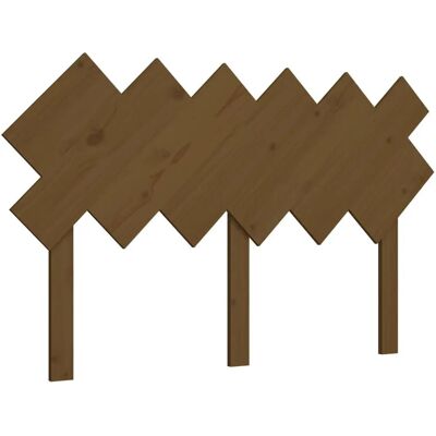 vidaXL Kopfteil Honigbraun 132x3x81 cm Massives Kiefernholz - Kopfteil vidaXL Kopfteil Honigbraun 132x3x81 cm Massives Kiefernholz - Kopfteil
