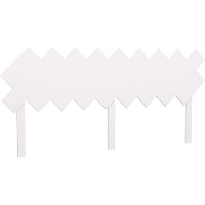 vidaXL Kopfteil Weiß 178x3x80.5 cm Massiv Fichte - Kopfteil vidaXL Kopfteil Weiß 178x3x80.5 cm Massiv Fichte - Kopfteil