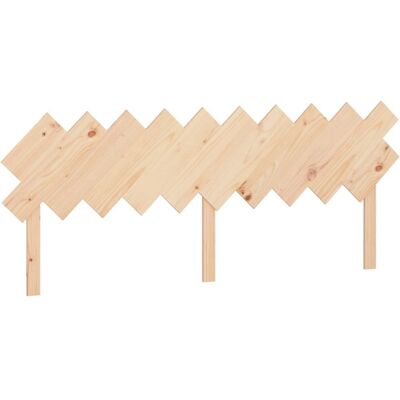 vidaXL Kopfteil 196x3x80.5 cm Massives Kiefernholz Braun - Kopfteil vidaXL Kopfteil 196x3x80.5 cm Massives Kiefernholz Braun - Kopfteil