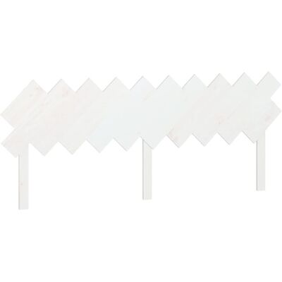 vidaXL Kopfteil Weiß 196x3x80.5 cm Massiv Kiefernholz - Kopfteil vidaXL Kopfteil Weiß 196x3x80.5 cm Massiv Kiefernholz - Kopfteil
