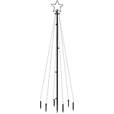 vidaXL Weihnachtsbaum mit Dorn - Bunte 108 LEDs - 180 cm vidaXL Weihnachtsbaum mit Dorn - Bunte 108 LEDs - 180 cm