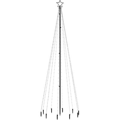 vidaXL Juletræ med Spyd Varm Hvid 300 cm - Juletræ vidaXL Juletræ med Spyd Varm Hvid 300 cm - Juletræ