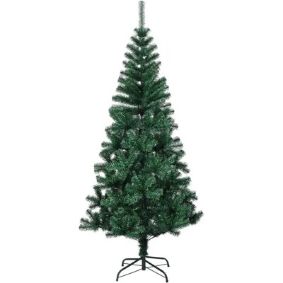 vidaXL Weihnachtsbaum 180cm Grün Irideszente Spitzen PVC vidaXL Weihnachtsbaum 180cm Grün Irideszente Spitzen PVC