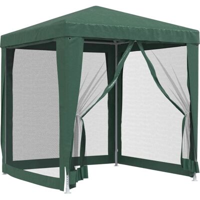 vidaXL Groene feesttent met gaaswanden - Feesttent vidaXL Groene feesttent met gaaswanden - Feesttent