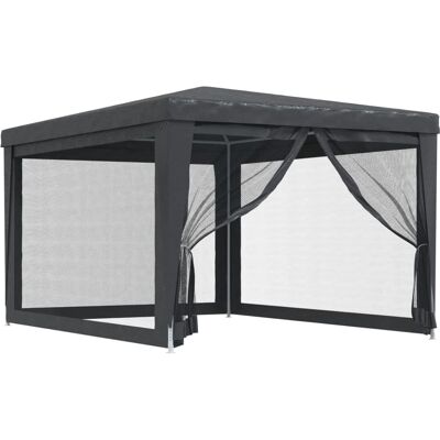 vidaXL Mesh Partytent 3x4m - Antraciet vidaXL Mesh Partytent 3x4m - Antraciet