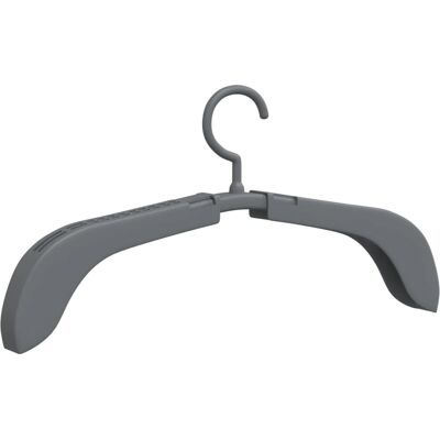 vidaXL Ausziehbare Kleiderbügel - 10 Stk. - Grau vidaXL Ausziehbare Kleiderbügel - 10 Stk. - Grau